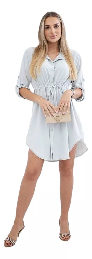 Sieviešu gaiši pelēka kleita Hill 