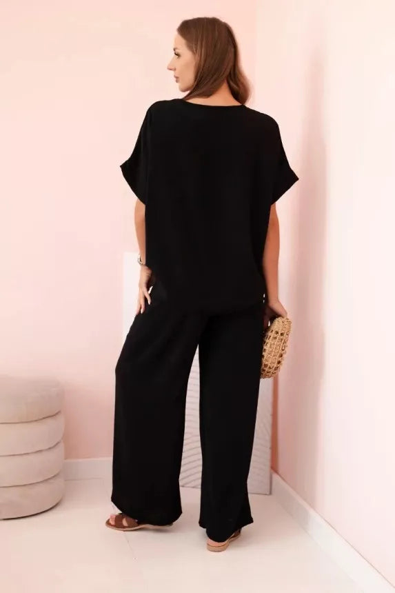 Sieviešu melns komplekts Loren