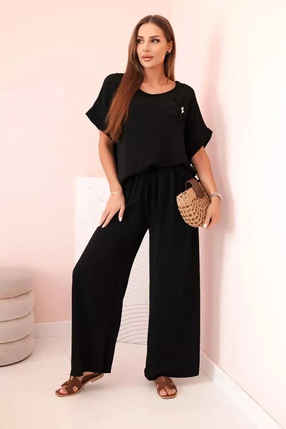 Sieviešu melns komplekts Loren