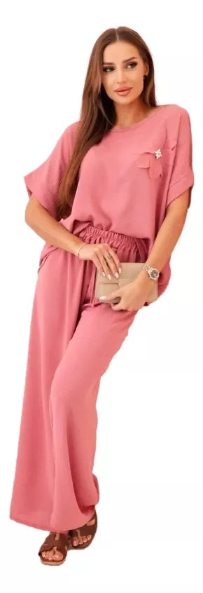 Sieviešu tumši rozā komplekts Loren.