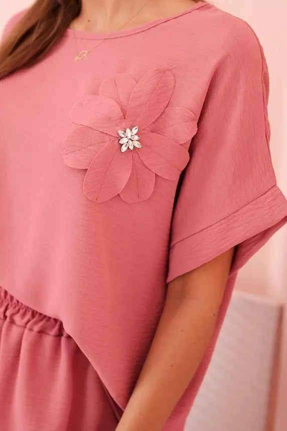 Sieviešu tumši rozā komplekts Loren.