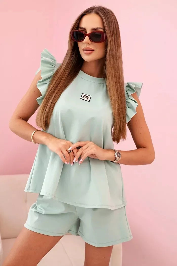 Sieviešu piparmētru krāsas komplekts Colton.