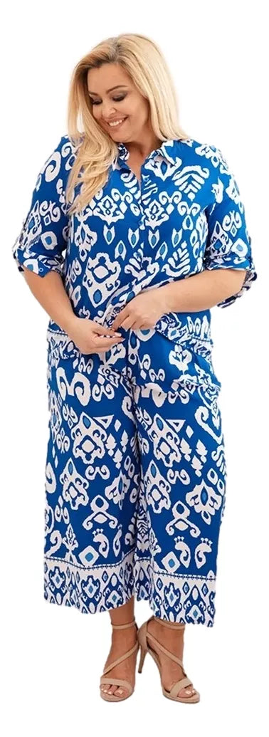 Sieviešu zils komplekts Anda.