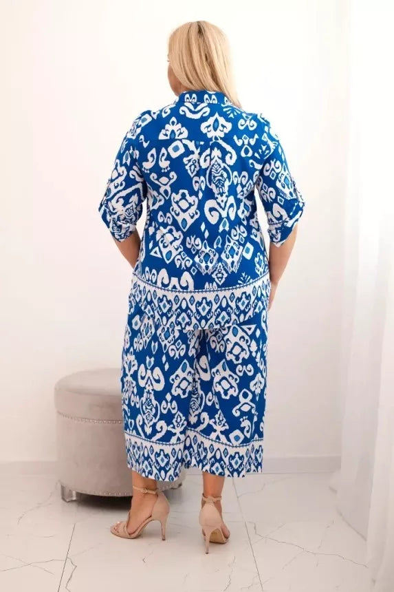 Sieviešu zils komplekts Anda.