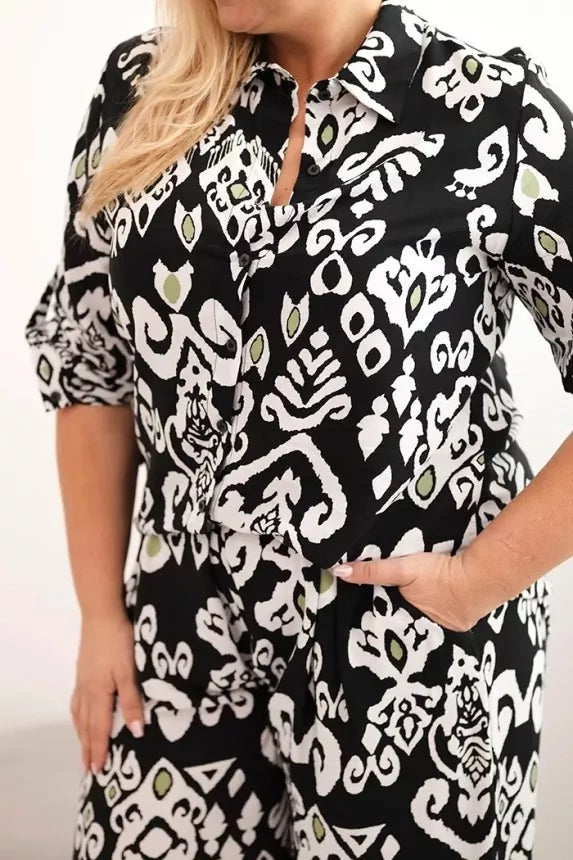 Sieviešu melns komplekts Anda.