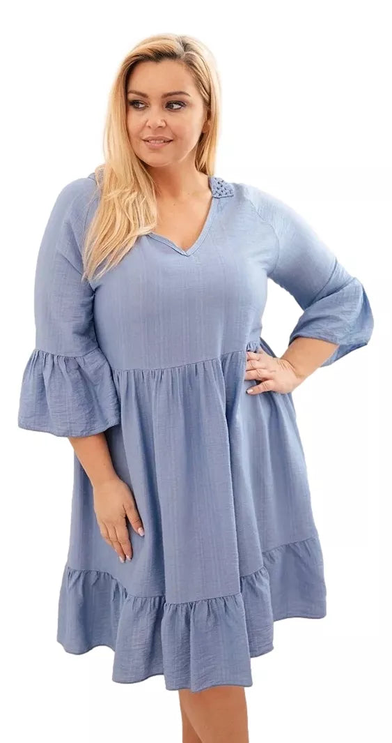 Sieviešu zila kleita Wel