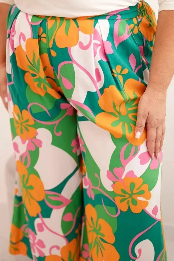 Sieviešu bikses ar oranžām detaļām Bali