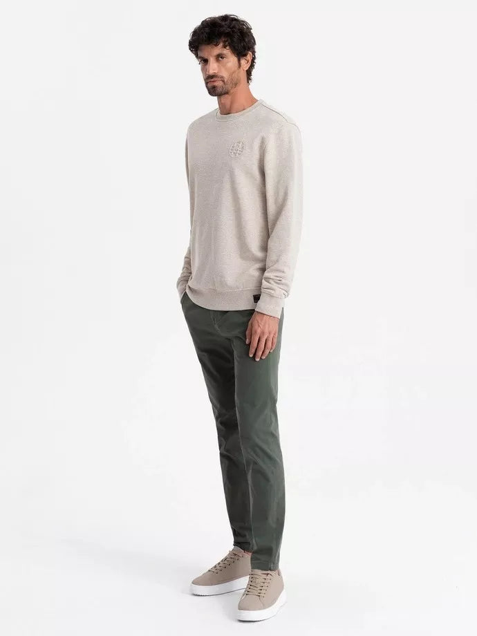 Vīriešu brūns džemperis Montecarl