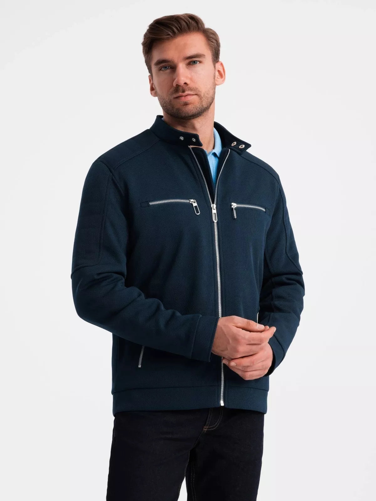 Vīriešu tumši zila jaka Talin