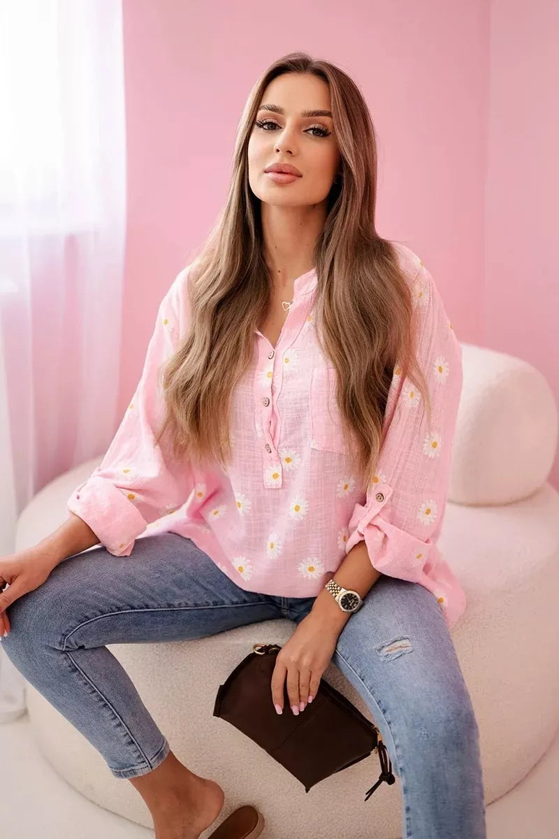 Sieviešu gaiši rozā blūze Dorsi