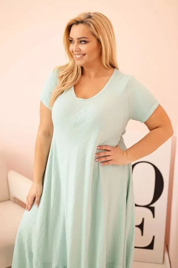 Sieviešu kleita piparmētru krāsā Gala 