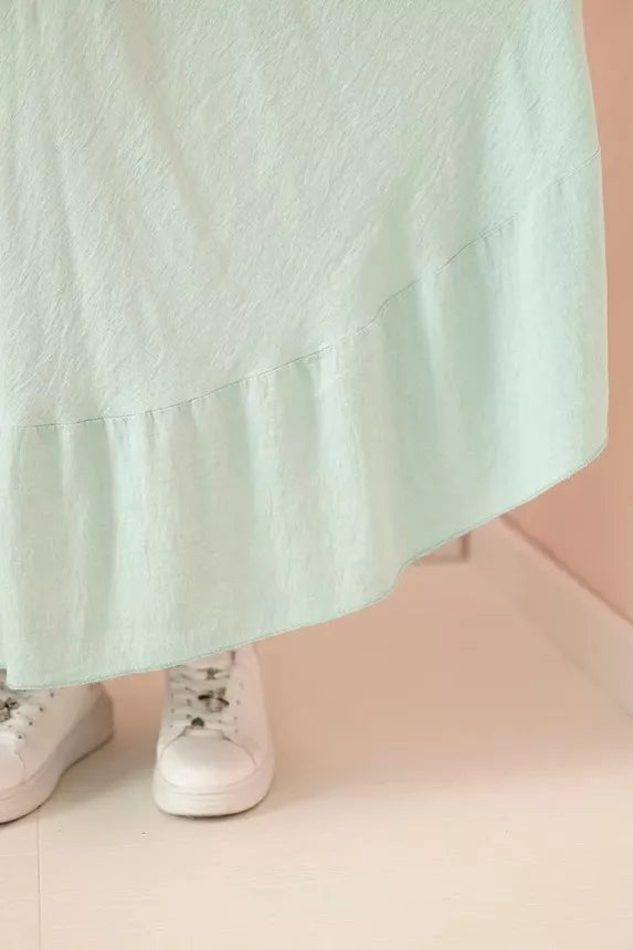 Sieviešu kleita piparmētru krāsā Gala 