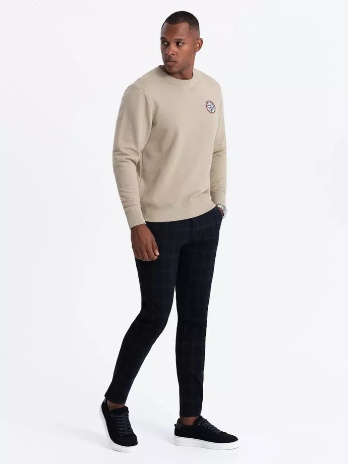 Vīriešu brūns džemperis Solan