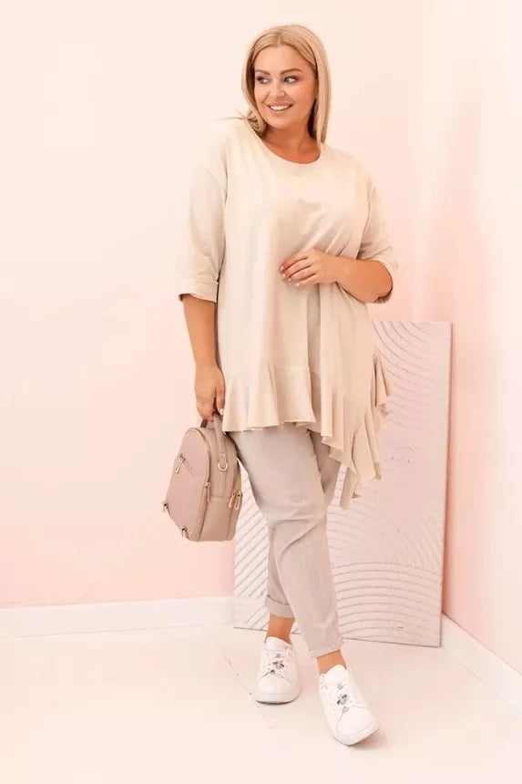 Sieviešu gaiši brūna blūze Berin