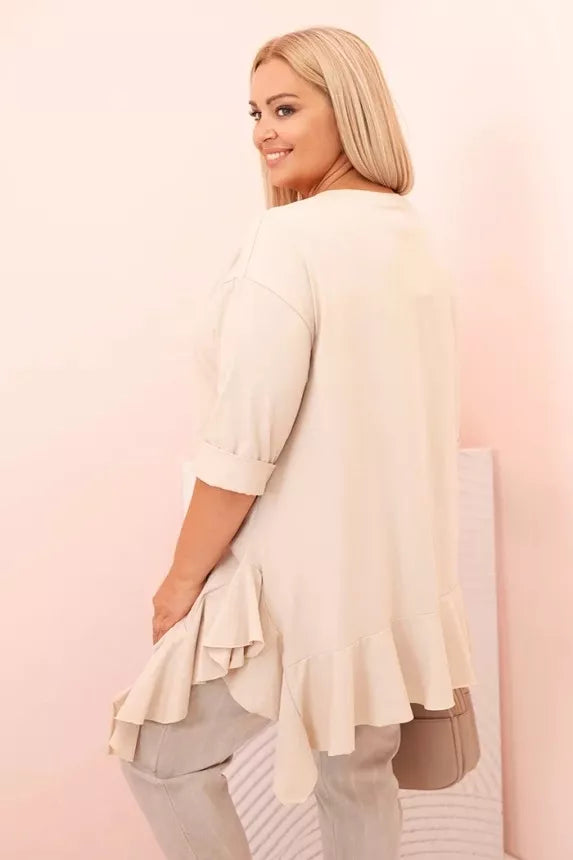 Sieviešu gaiši brūna blūze Berin