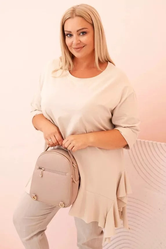 Sieviešu gaiši brūna blūze Berin