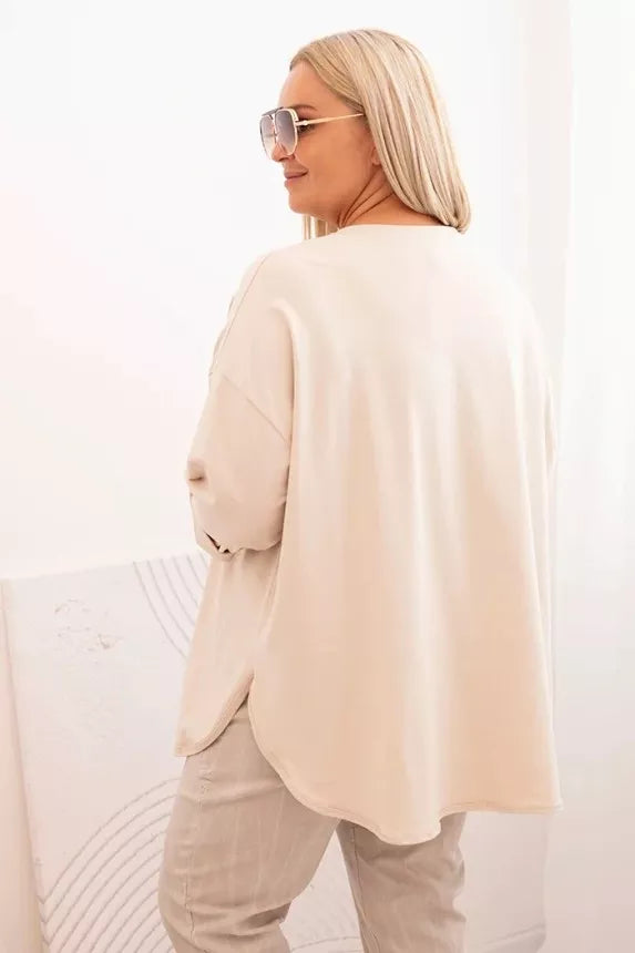 Sieviešu gaiši brūna blūze Margo