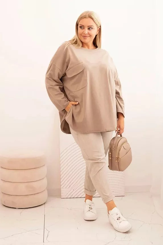 Sieviešu brūna blūze Margo