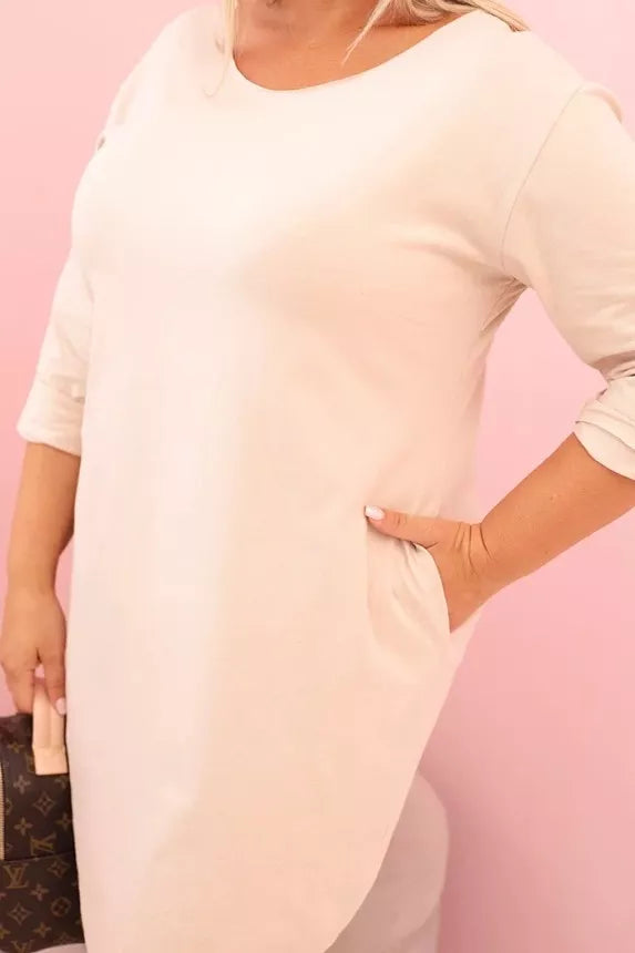 Sieviešu gaiši brūna kleita Lena