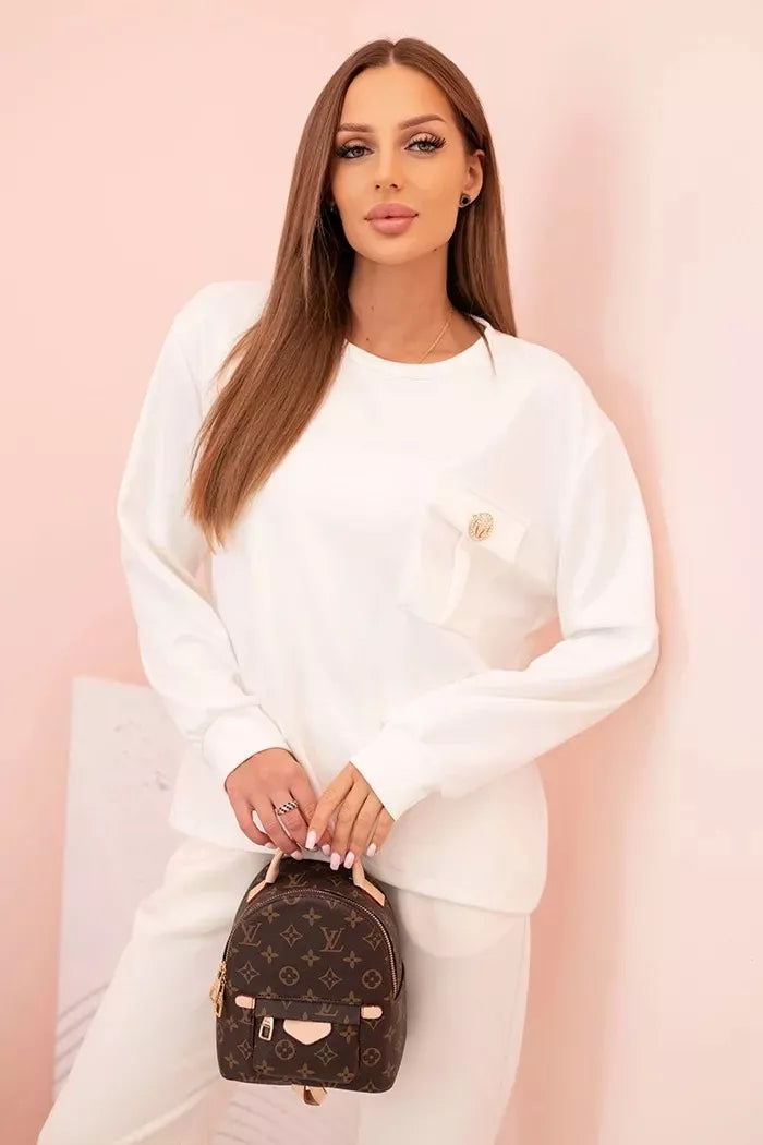 Sieviešu balts komplekts Naomi