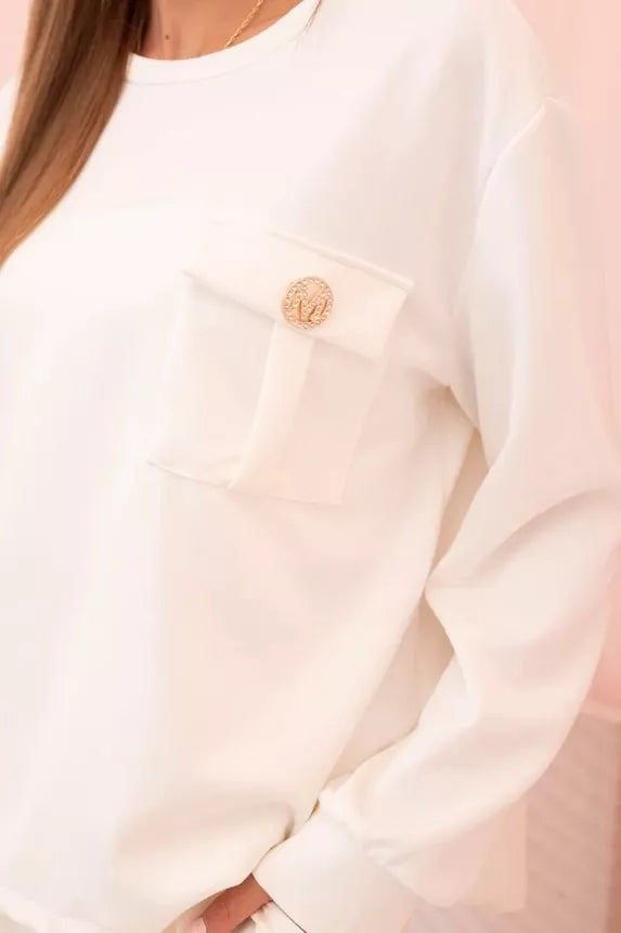 Sieviešu balts komplekts Naomi