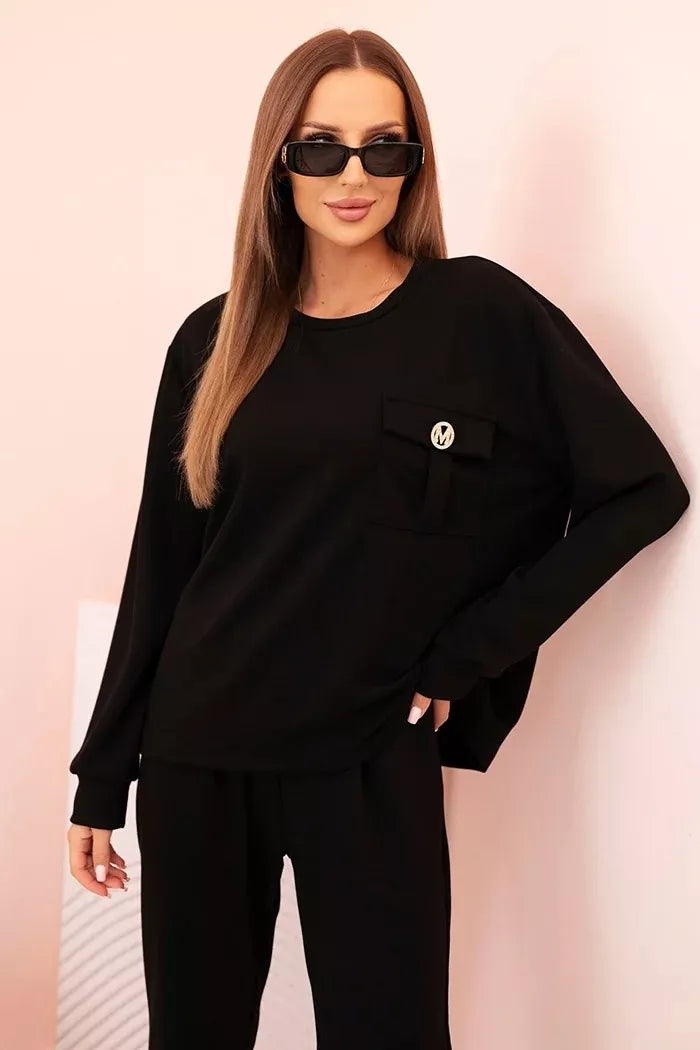 Sieviešu melns komplekts Naomi