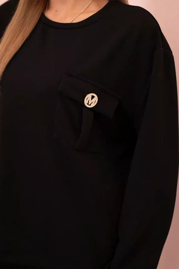 Sieviešu melns komplekts Naomi