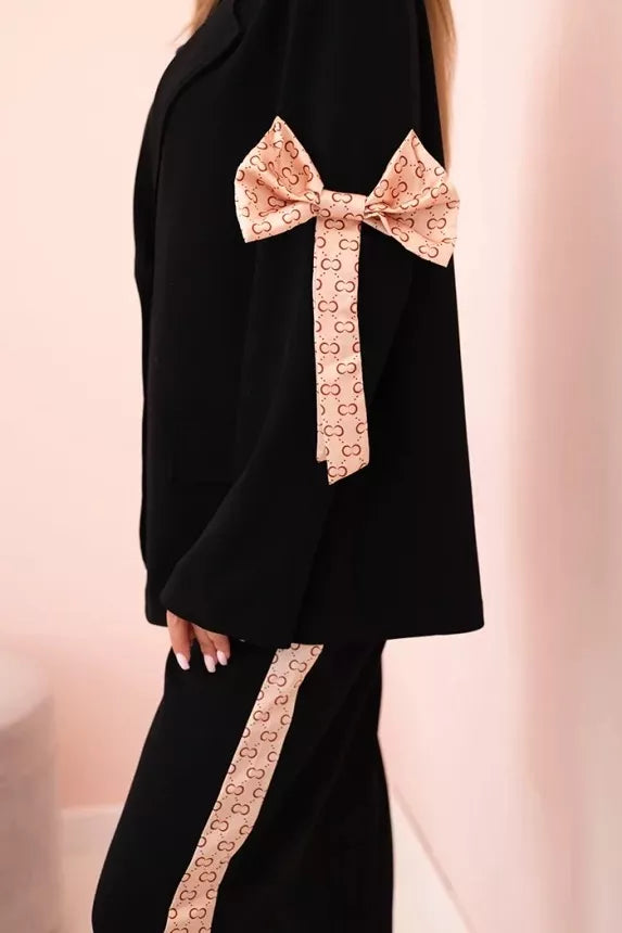 Sieviešu melns komplekts Rene