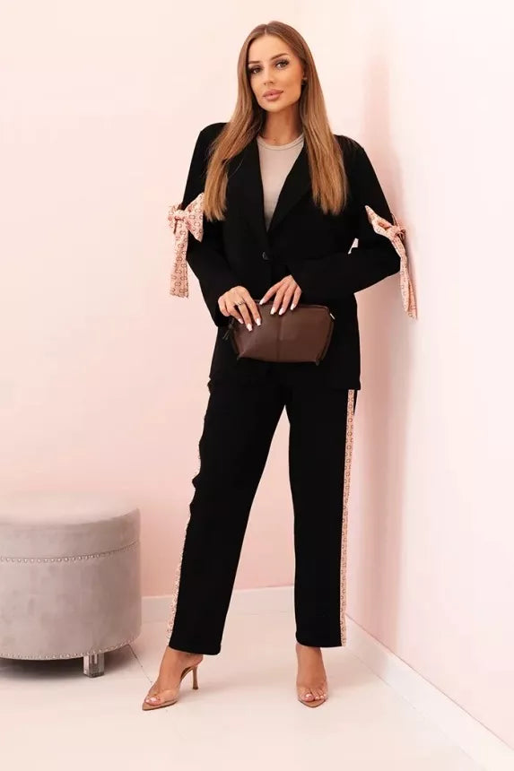 Sieviešu melns komplekts Rene