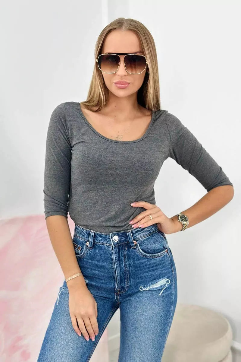 Sieviešu tumši pelēka blūze Sonic 