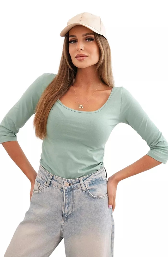 Sieviešu piparmētru krāsas blūze Sonic 