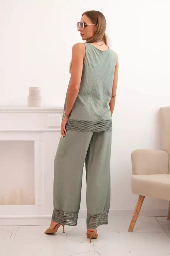 Sieviešu haki krāsas komplekts Astro