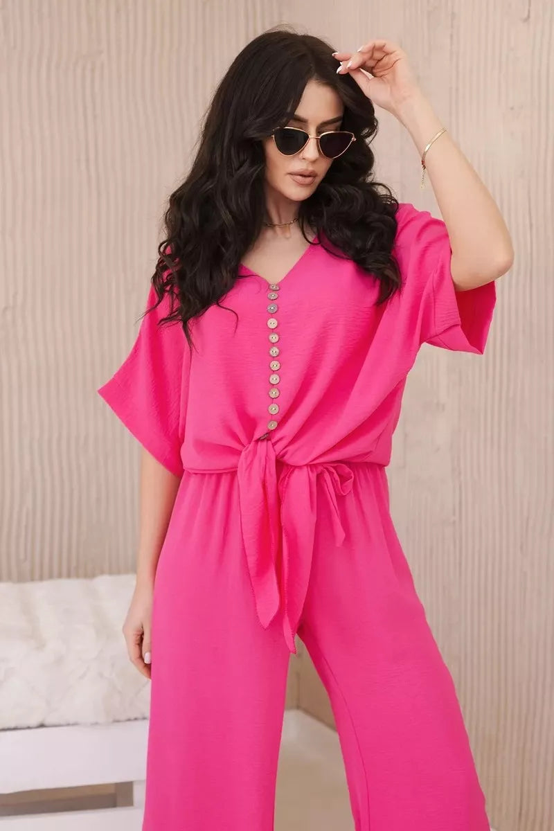 Sieviešu rozā komplekts Folk 