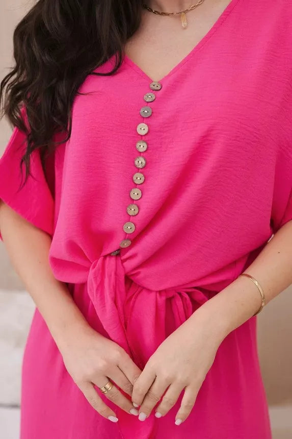 Sieviešu rozā komplekts Folk 