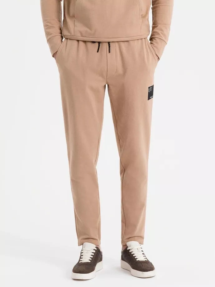 Vīriešu gaiši brūns brīvā laika uzvalks Denat