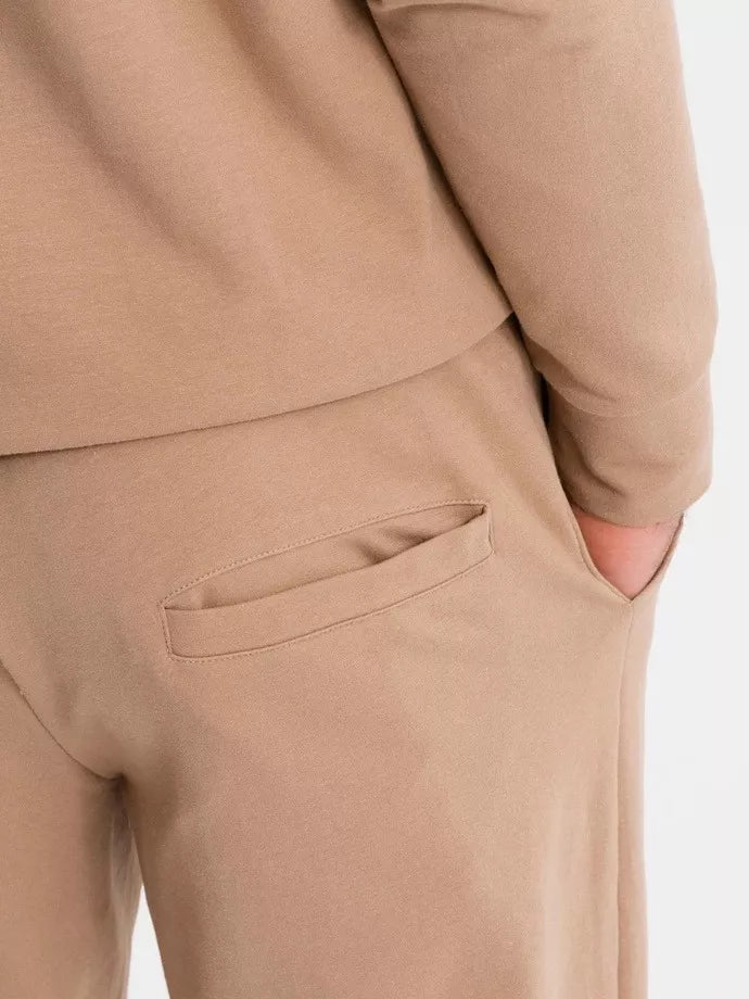 Vīriešu gaiši brūns brīvā laika uzvalks Denat