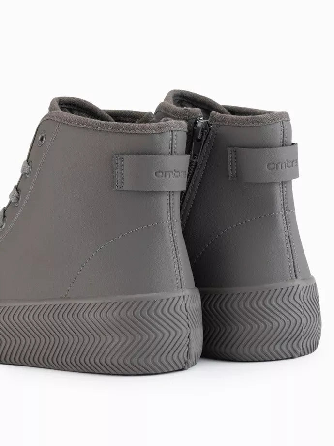 Vīriešu pelēki ikdienas apavi ar rāvējslēdzēju Brener 