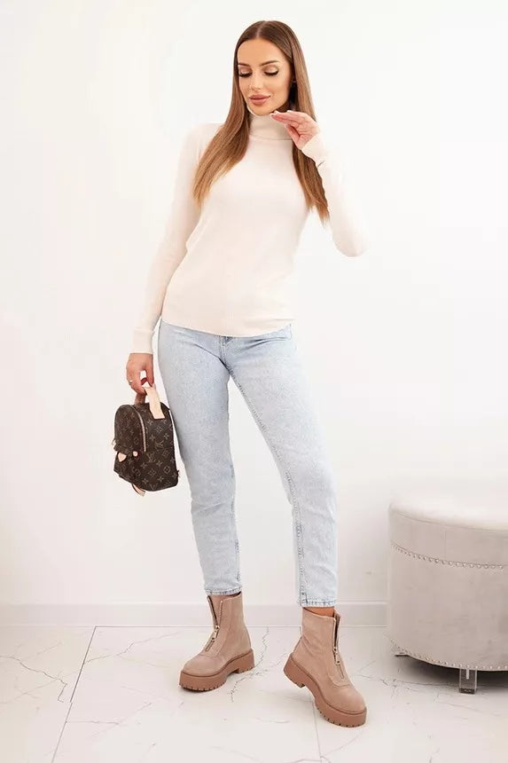 Sieviešu balts džemperis Mākonis 