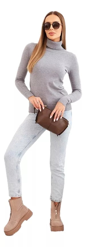 Sieviešu pelēks džemperis Mākonis 