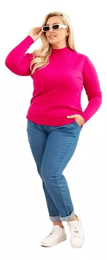 Sieviešu rozā džemperis Kato