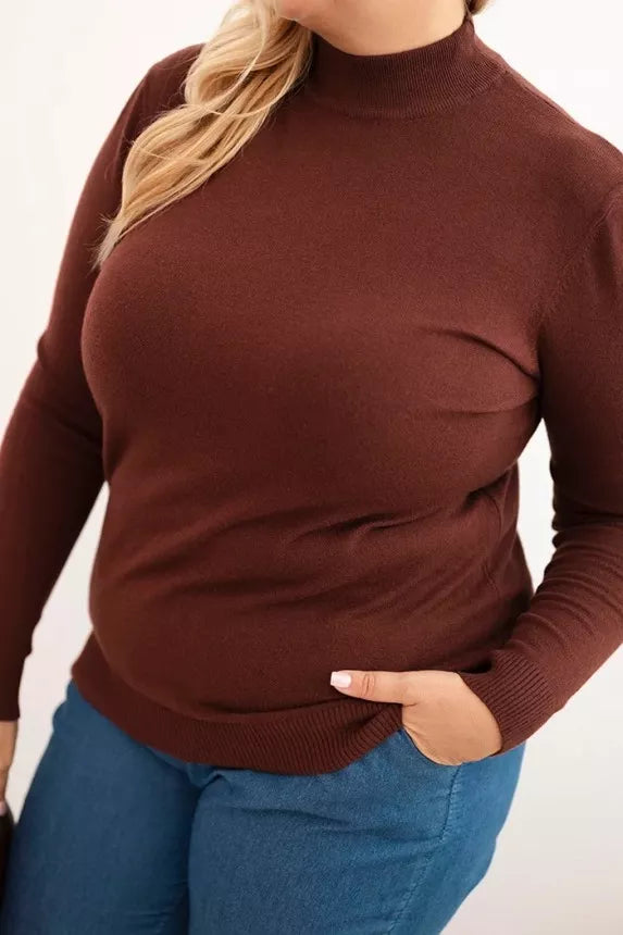 Sieviešu brūns džemperis Kato