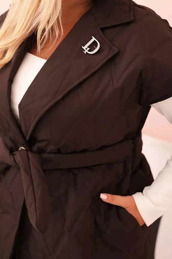 Sieviešu tumši brūna veste Dalic 