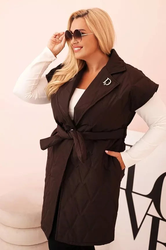 Sieviešu tumši brūna veste Dalic 