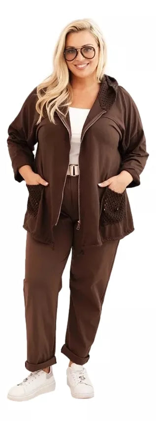 Sieviešu brūns kapučjakas Alba