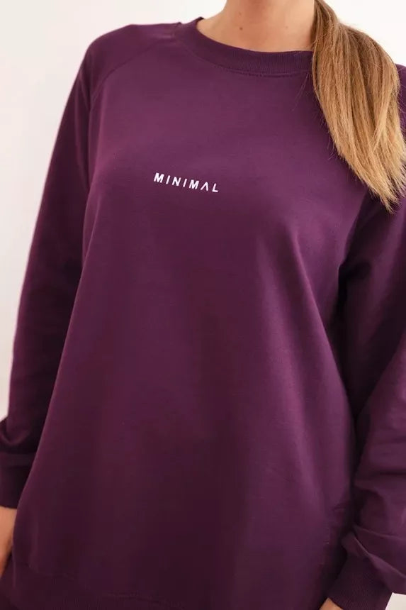 Sieviešu violets komplekts Minimalist