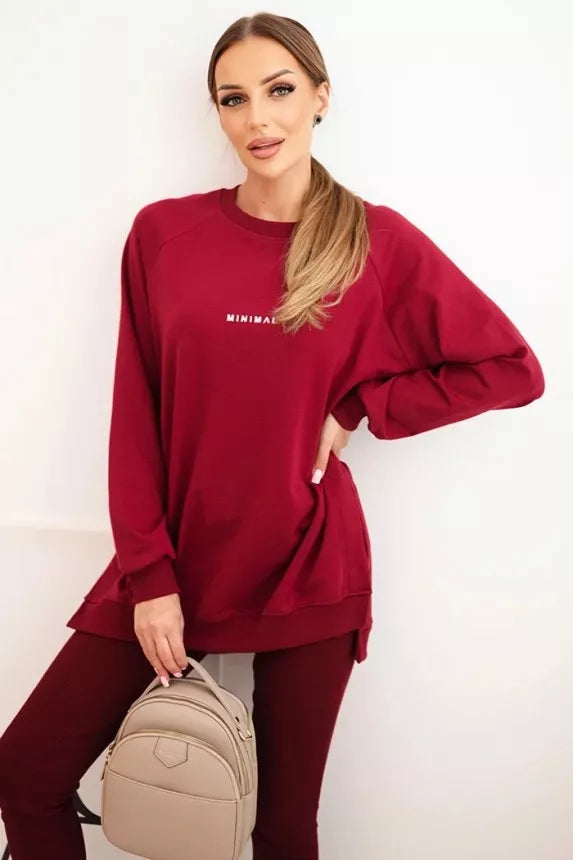 Sieviešu sarkans komplekts Minimal