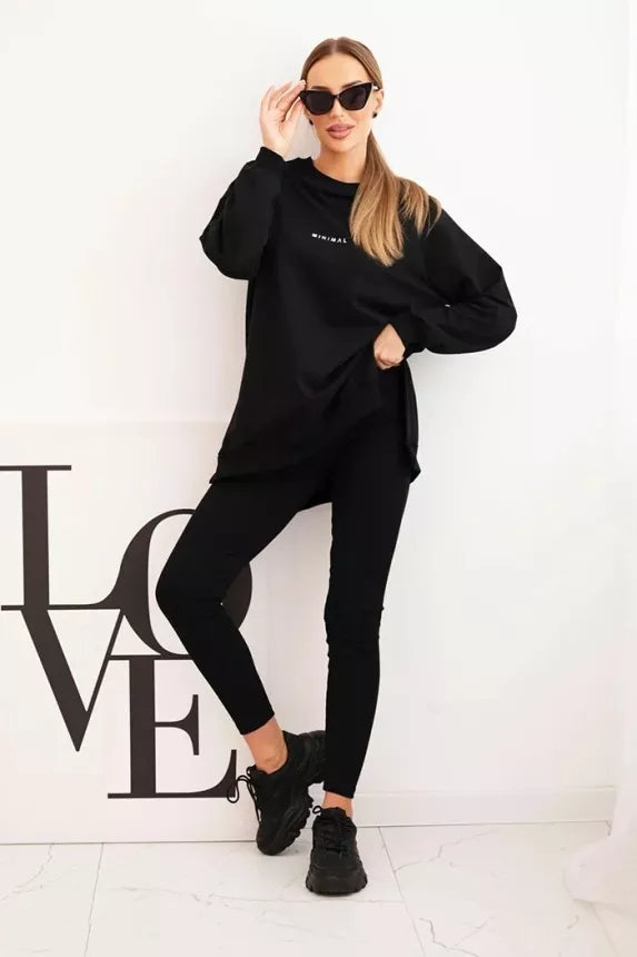 Sieviešu melns komplekts Minimalist
