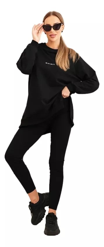 Sieviešu melns komplekts Minimalist