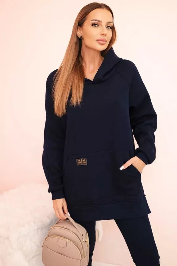 Sieviešu tumši zils saules komplekts