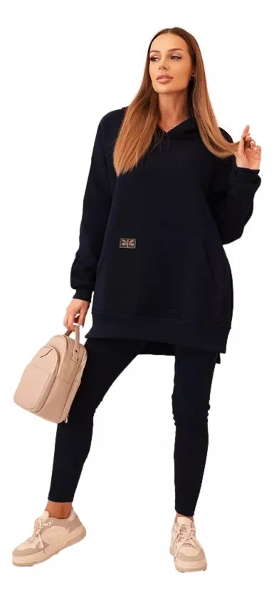 Sieviešu tumši zils saules komplekts